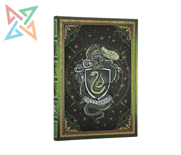 LIBRETA PAPERBLANKS - Tamaño Midi Rayado 144 páginas: Colección Harry Potter - SLYTHERIN