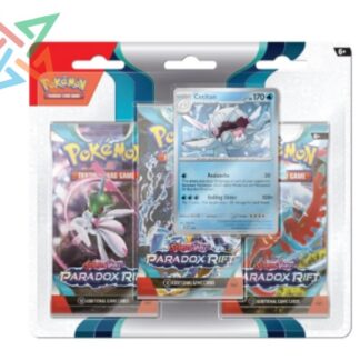 POKÉMON TCG - Scarlet & Violet - PARADOX RIFT: 3 Pack Blister (Cetitan) (en Inglés)