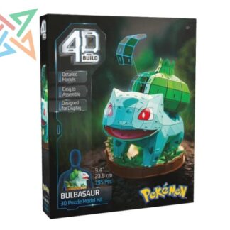 ROMPECABEZAS PUZZLE 4D Build - POKEMON: BULBASAUR 195 PIEZAS