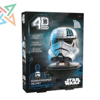 ROMPECABEZAS PUZZLE 4D Build - STAR WARS: Stormtrooper Helmet 121 PIEZAS