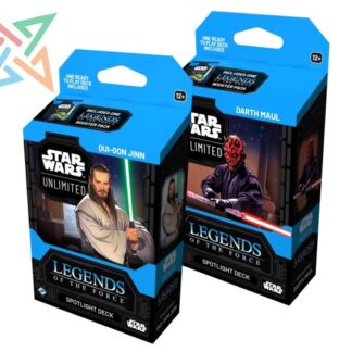 STAR WARS Unlimited - Legends of the Force - Spotlight Deck (Darth Maul o Qui-Gon Jinn) (en Inglés)