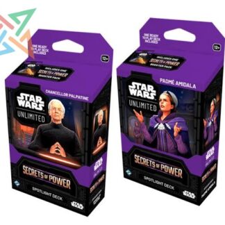 STAR WARS Unlimited - Secrets of Power - Spotlight Deck (Padme Amidala o Chancellor Palpatine) (en Inglés)