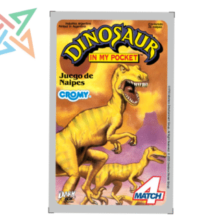 Juego de Naipes RETRO - MATCH 4: DINOSAUR in my Pocket
