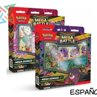 POKÉMON TCG - BARAJA MEGA COMBATE: MEGA GENGAR / DIANCE EX (2 modelos diferentes, 1 a elección)