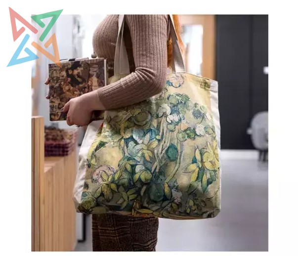 BOLSA DE TELA DE ALGODÓN PAPERBLANKS: CEZANNE MACETAS DE TERRACOTA - Imagen 2