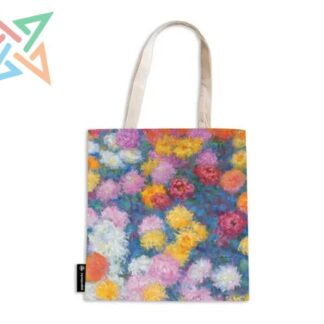 BOLSA DE TELA DE ALGODÓN PAPERBLANKS: CRISANTEMOS DE MONET