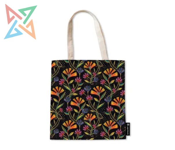 BOLSA DE TELA DE ALGODÓN PAPERBLANKS: FLORES SILVESTRES