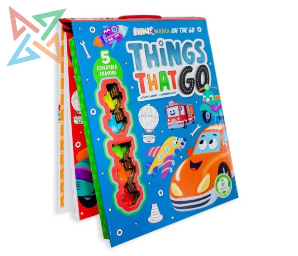 COLOURMANIA ECO ON THE GO: THINGS THAT GO (Tapa Dura) (Inglés)
