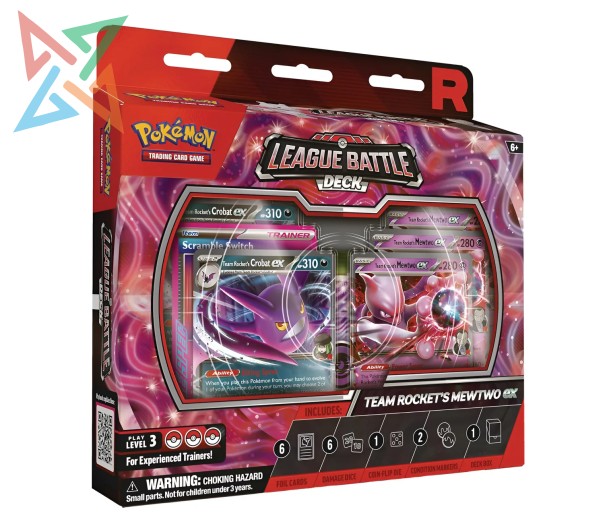 POKÉMON TCG - TEAM ROCKETS MEWTWO EX LEAGUE BATTLE (en Inglés)