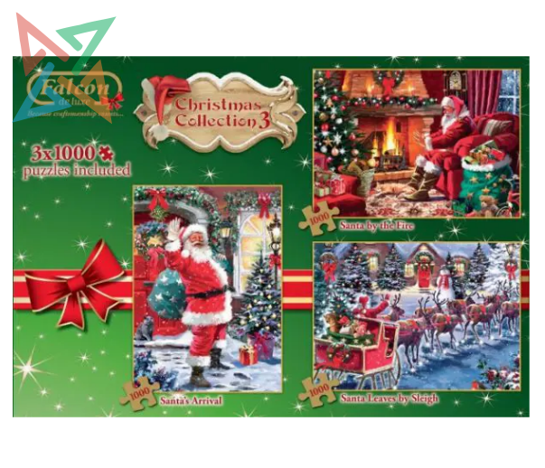 ROMPECABEZAS PUZZLE JUMBO 3×1000 piezas: CHRISTMAS COLLECTION