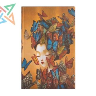 LIBRETA PAPERBLANKS - Tamaño Maxi Cuadrícula de Puntos 192 páginas: MADAME BUTTERFLY - Espíritu de Lacombe