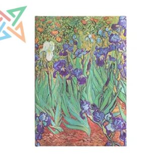 LIBRETA PAPERBLANKS - Tamaño Midi Rayado 144 páginas: LIRIOS DE VAN GOGH