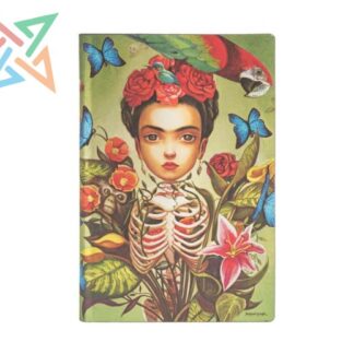 LIBRETA PAPERBLANKS - Tamaño Mini Rayado 208 páginas: FRIDA, El Mágico Mundo de Lacombe