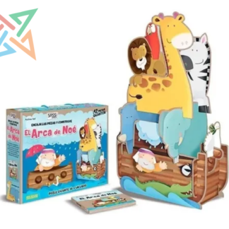 Manolito-SASSI: Libro y PUZLE GIGANTE 3D - EL ARCA DE NOÉ