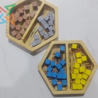 Bandeja para Recursos Upgrade Games de Madera con 2 Divisiones