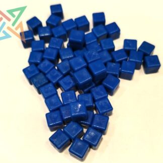 CUBOS de Polipropileno 8mm - Azul (pack x 60 unidades)