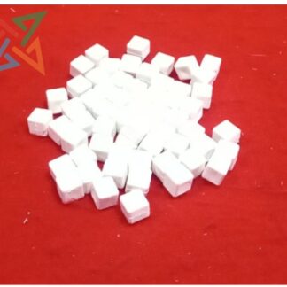 CUBOS de Polipropileno 8mm - Blanco (pack x 60 unidades)