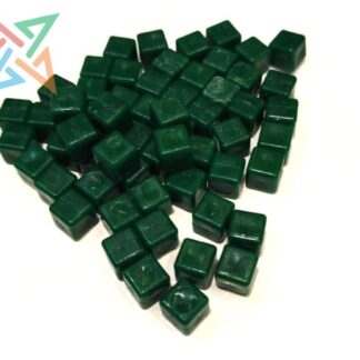 CUBOS de Polipropileno 8mm - Verde Oscuro (pack x 60 unidades)