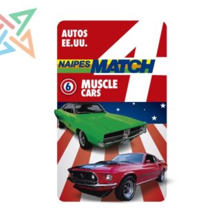 Cartas Match4 Autos Estadounidenses EEUU Muscle Cars