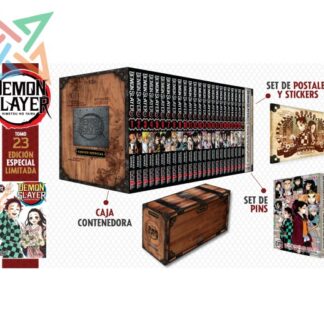 DEMON SLAYER - KIMETSU NO YAIBA 23 (EDICIÓN ESPECIAL: Caja contenedora + Pines + Sickers + Postales)