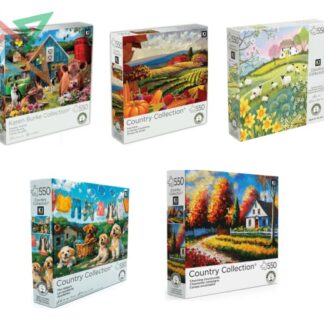 ROMPECABEZAS KI PUZZLES 550 piezas: COLECCIÓN CAMPESTRE (diferentes diseños)