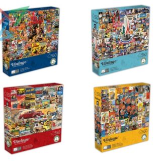 ROMPECABEZAS KI PUZZLES 550 piezas: COLECCIÓN VINTAGE (diferentes diseños)