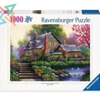 ROMPECABEZAS PUZZLE RAVENSBURGER 1000 Pcs Nro 12000464: Romantic Cottage