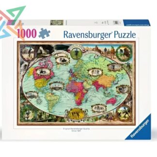 ROMPECABEZAS PUZZLE RAVENSBURGER 1000 Pcs Nro 12000569: Bicycle Ride Around the World