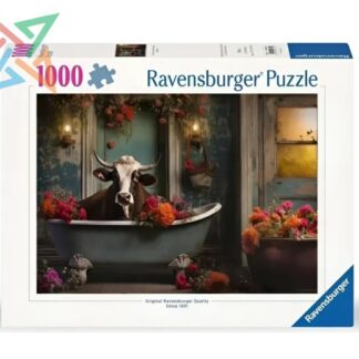 ROMPECABEZAS PUZZLE RAVENSBURGER 1000 Pcs Nro 12000782: The Cow and the Bathtub