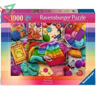 ROMPECABEZAS PUZZLE RAVENSBURGER 1000 Pcs Nro 12001080: Vintage Knitting & Croche