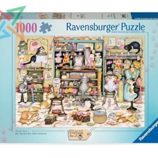 ROMPECABEZAS PUZZLE RAVENSBURGER 1000 Pcs Nro 12001083: Crazy Cats: Haberdshery