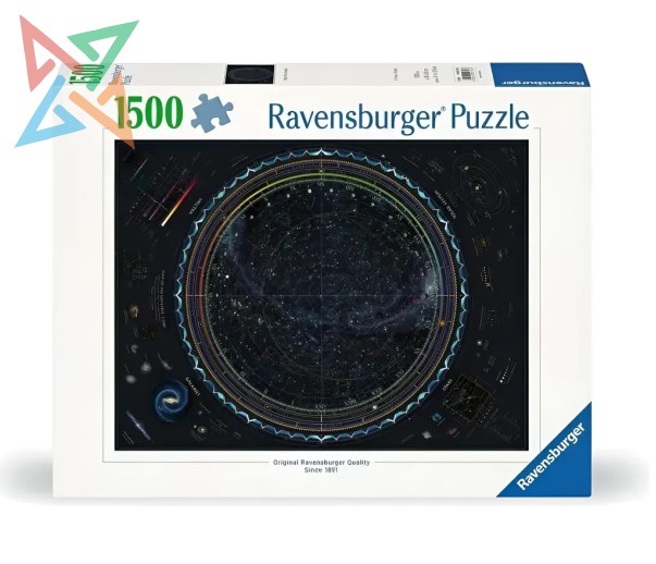 ROMPECABEZAS PUZZLE RAVENSBURGER 1500 Pcs Nro 12000703: Map of the Universe