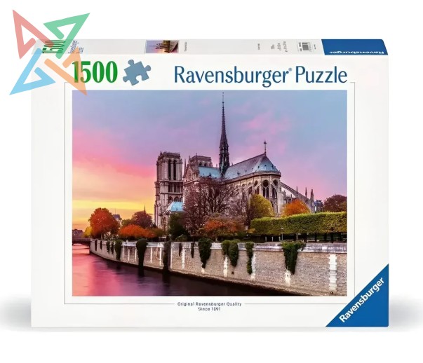 ROMPECABEZAS PUZZLE RAVENSBURGER 1500 Pcs Nro 12000712: Picturesque Notre Dame