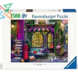 ROMPECABEZAS PUZZLE RAVENSBURGER 1500 Pcs Nro 12000737: Love letters Chocolate Shop