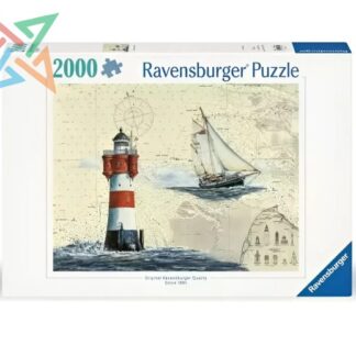 ROMPECABEZAS PUZZLE RAVENSBURGER 2000 Pcs Nro 12000804: Romantic Lighthouse