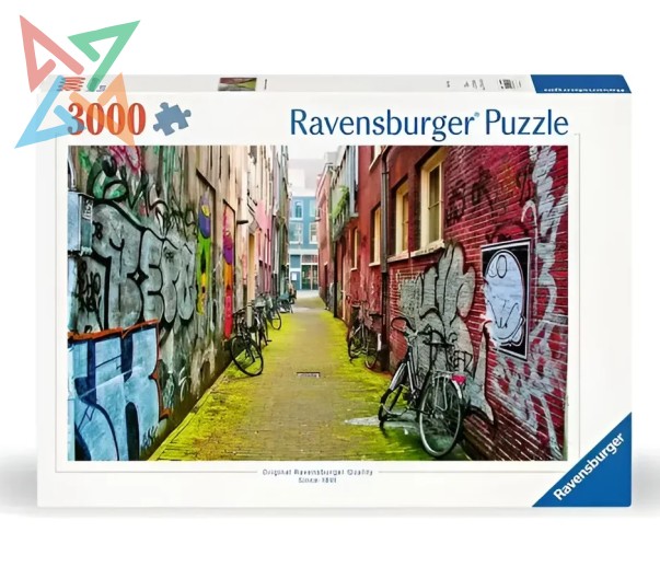 ROMPECABEZAS PUZZLE RAVENSBURGER 3000 Pcs Nro 12000807: Street Art in Amsterdam