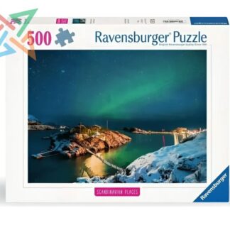 ROMPECABEZAS PUZZLE RAVENSBURGER 500 Pcs Nro 12000845: Northern lights in Bergsf