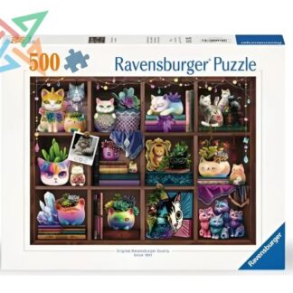 ROMPECABEZAS PUZZLE RAVENSBURGER 500 Pcs Nro 12000874: Cubby Cats and Succulents