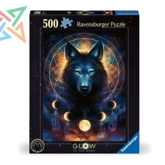 ROMPECABEZAS PUZZLE RAVENSBURGER BRILLA EN LA OSCURIDAD 500 Pcs Nro 12000442: Lunar Wolf