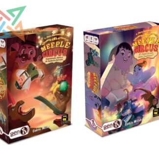 Meeple Circus COMBO 2 Expansiones: Espectáculo Aéreo y Animales Salvajes + El Espectáculo debe Continuar