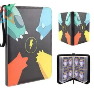 CARPETA TCG POKÉMON con 50 Folios de 9 bolsillos c/u (Diferentes Modelos y Colores)