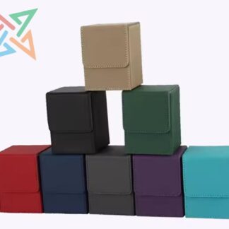 DECK BOX Portamazos TCG Premium (Cuero Sintético Magnético - Diferentes Colores)